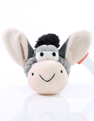 MBW-M170020-MiniFeet® Dog Toy Knotted Animal Donkey