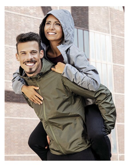 MIN-MY1010-my mate - Unisex Hooded Windbreaker