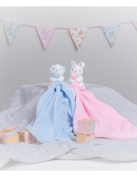 MUM-MM700-Baby Animal Comforter With Rattle