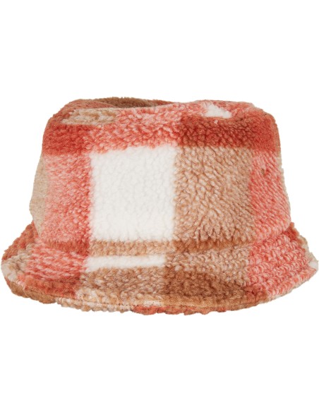 Y-YP205-Bob à carreaux en sherpa (5003SC)