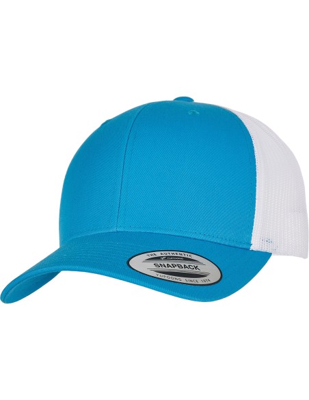 Y-YP237-Casquette de camionneur rétro bicolore (6606T)