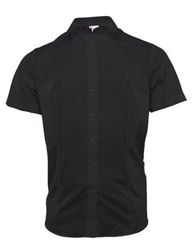 MAV-MV069012-Womens Blouse Comfort Fit Short Sleeve
