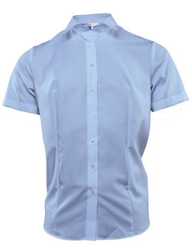 MAV-MV069012-Womens Blouse Comfort Fit Short Sleeve