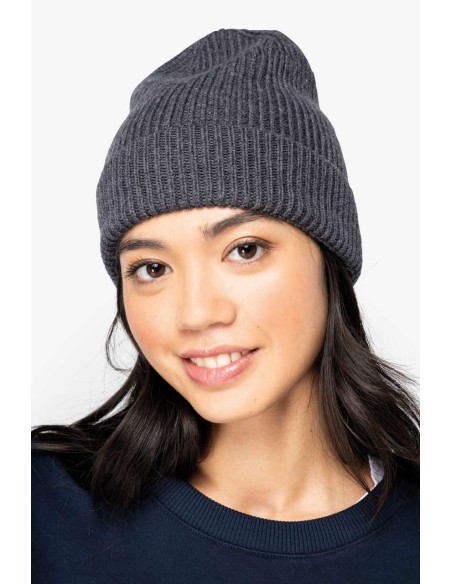 NAT-NS015-ECO-FRIENDLY UNISEX MERINO WOOL BEANIE