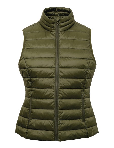 2-TS31F-Veste sans manches rembourrée Terrain Femme