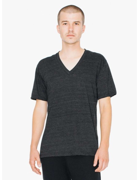 A-AATR461-UNISEX TRI-BLEND SHORT SLEEVE V-NECK T-SHIRT