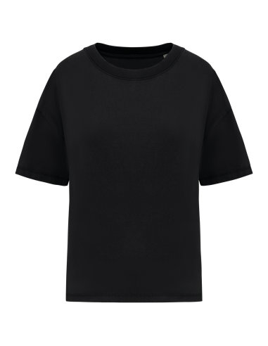 NAT-NS327-LADIES’ WASHED EFFECT OVERSIZED T-SHIRT