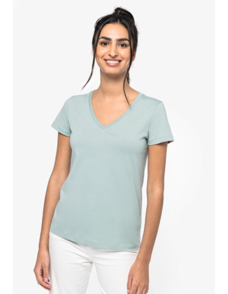 NAT-NS334-V-NECK LADIES’ T-SHIRT