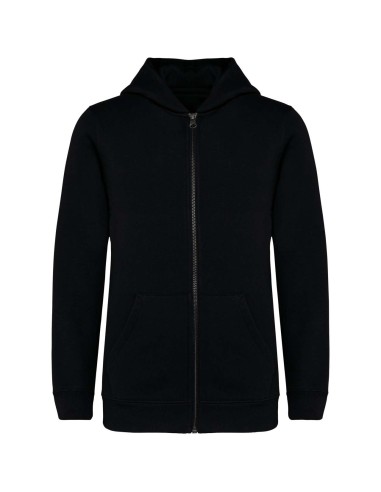 NAT-NS405-ECO-FRIENDLY KIDS’ FULL ZIP HOODED SWEATSHIRT
