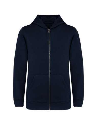 NAT-NS405-ECO-FRIENDLY KIDS’ FULL ZIP HOODED SWEATSHIRT