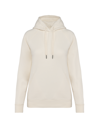 NAT-NS422-LADIES' ECO-FRIENDLY RAGLAN HOODED SWEATSHIRT