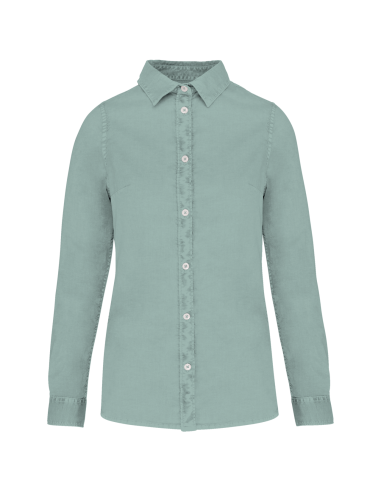NAT-NS503-LADIES' WASHED SHIRT