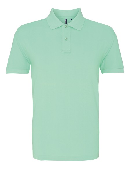 A-AQ010-Polo coupe classique pour hommes