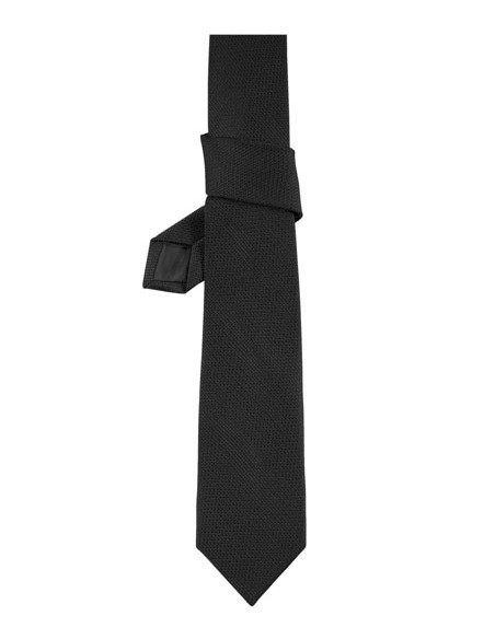 NEO-03203-Plain Jacquard Tie
