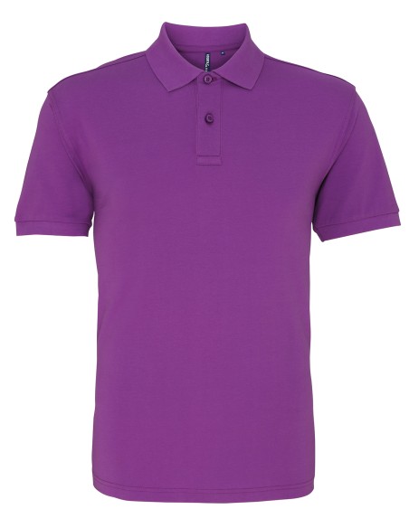 A-AQ010-Polo coupe classique pour hommes
