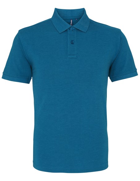 A-AQ010-Polo coupe classique pour hommes