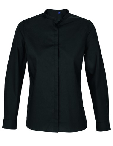 NEO-03787-Womens Mao Collar Shirt Bart