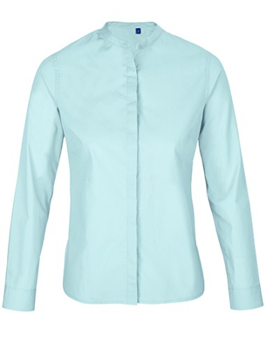NEO-03787-Womens Mao Collar Shirt Bart