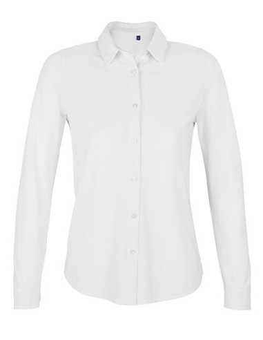NEO-03791-Womens Cotton Pique Shirt Basile