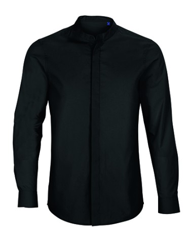 NEO-03792-Mens Mao Collar Shirt Bart