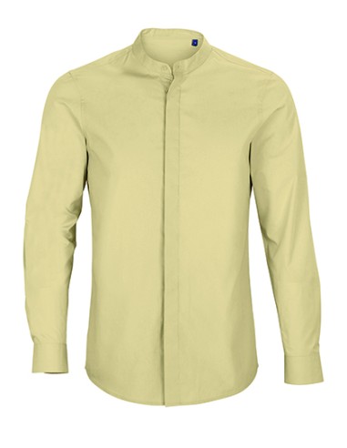 NEO-03792-Mens Mao Collar Shirt Bart