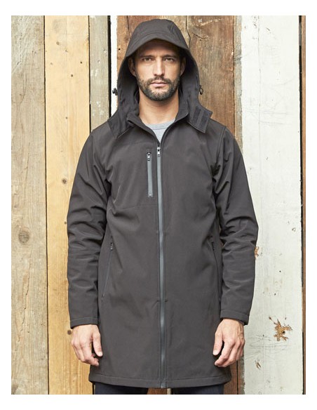 NEO-03793-Mens Long Softshell Coat Achille