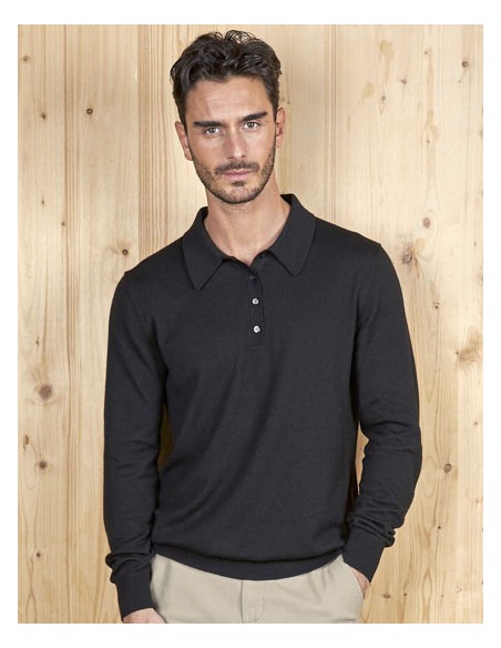 NEO-03986-Mens Polo Collar Sweater Stefan