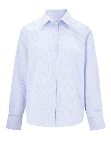 NEO-04338-Mens Easy Care Striped Shirt Baptiste