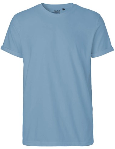 NEU-O60012-Mens Roll Up Sleeve T-Shirt