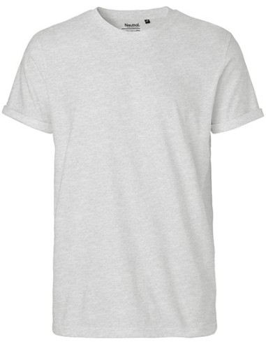 NEU-O60012-Mens Roll Up Sleeve T-Shirt