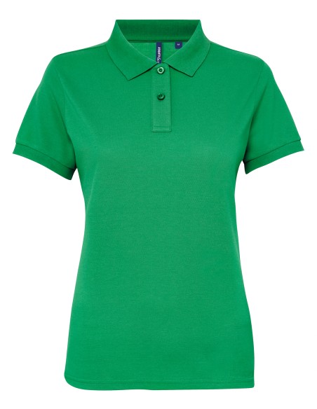 A-AQ025-Polo femme classique polycoton