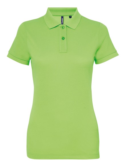 A-AQ025-Polo femme classique polycoton