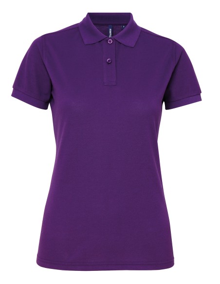 A-AQ025-Polo femme classique polycoton