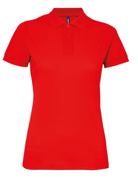 A-AQ025-Polo femme classique polycoton