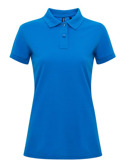 A-AQ025-Polo femme classique polycoton