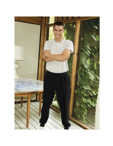 NEU-O74002-Sweatpants With Cuff And Zip Pocket
