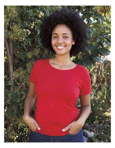 NEU-O80012-Ladies Roll Up Sleeve T-Shirt