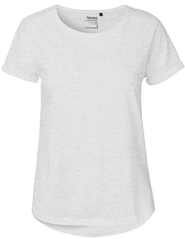 NEU-O80012-Ladies Roll Up Sleeve T-Shirt