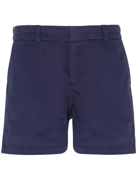 A-AQ061-Short en coton coupe classique femme