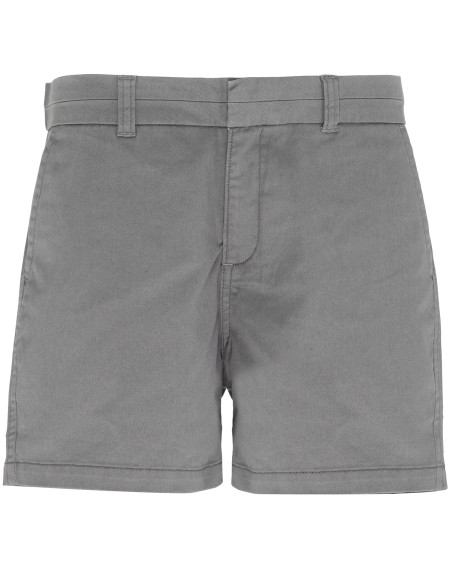 A-AQ061-Short en coton coupe classique femme