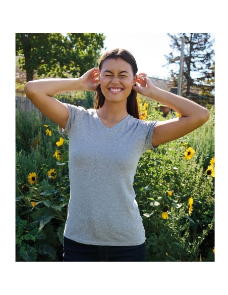 NEU-O81005-Ladies V-Neck T-Shirt