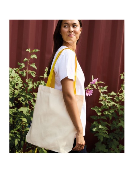 NEU-O90002-Twill Bag With Contrast Handles