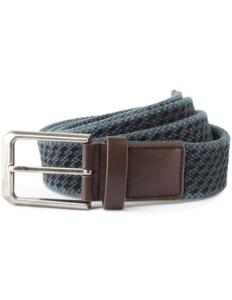 A-AQ905-Ceinture homme effet délavé vintage en toile