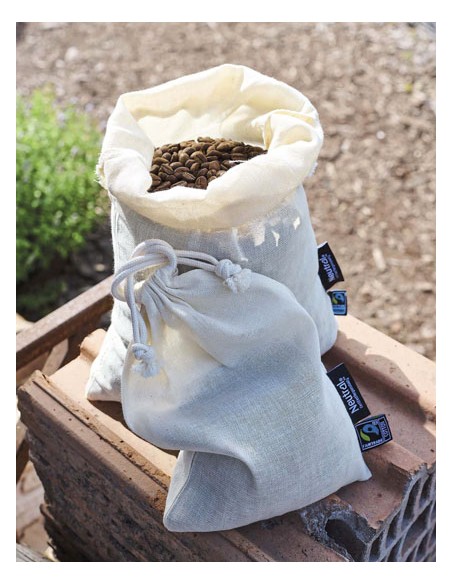 NEU-O95025-Cotton Bag With Drawstrings (5 Pieces)