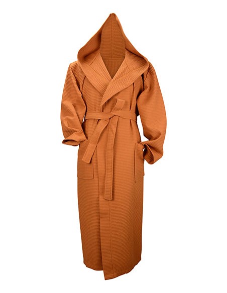 A-AR028-Robezz® Waffle Bathrobe With Hood