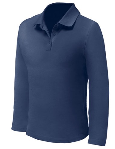 NAH-K7LongMen-Mens Polo Long Sleeve