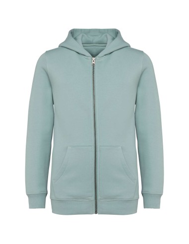 NAT-NS405-ECO-FRIENDLY KIDS’ FULL ZIP HOODED SWEATSHIRT
