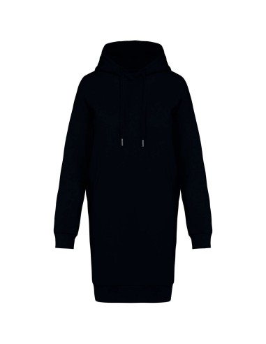 NAT-NS5005-LADIES' ECO-FRIENDLY HOODED SWEATSHIRT DRESS