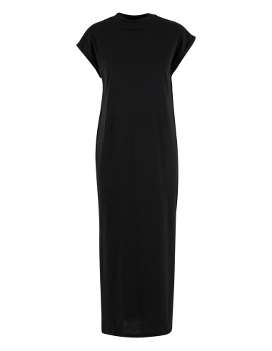 NEM-NM045-Ladies Long Extended Shoulder Dress