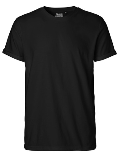 NEU-O60012-Mens Roll Up Sleeve T-Shirt